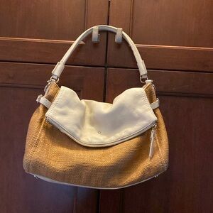 Kate Spade Little Minka Cobble Hill Cream/Tan/Straw Hobo